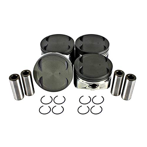 DNJ P196 Piston Set Standard for 2010-2012 Hyundai Genesis Coupe 2.0L L4 16V DOHC 1998cc - size: 1. Standard (STD)