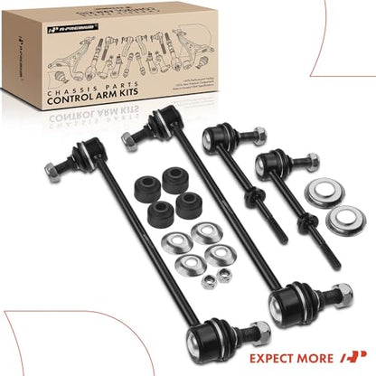 A-Premium Front & Rear Sway Bar Link Stabilizer Bar End Link Kit
