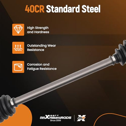 maXpeedingrods Front Left or Right CV Axle Assembly for Subaru Forester - size: 66-07509-1PC