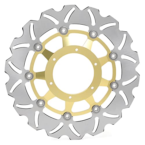 Front Rear Brake Disc Rotors Pads Kit for Honda CBR600RR 2003 2004 CBR 600 RR - color: Gold, size: CBR600RR 2003 2004