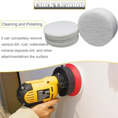 10 Pack 5" 2000 Grit Non-Scratch Polishing Pad Hook & Loop Discs, Non-Abrasive Finishing Pads, Buff & Polish Finished Surfaces, Wood Oil & Wax Application, 5 Inch Orbital Sander Polishing Pad - style: 2000 Grit