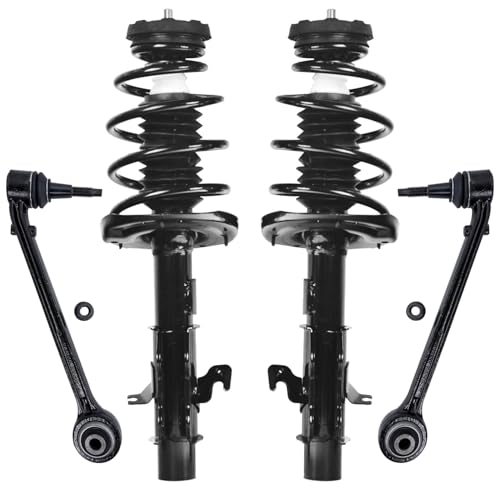 Detroit Axle - 6.2L Front Struts Lower Control Arms for 10-12 Chevy Camaro - size: 4CQ50679/Big Kit