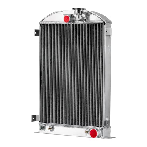 4 Row Aluminum Radiator For 1935 1936 Ford Model A Stock Height Chevy Engine