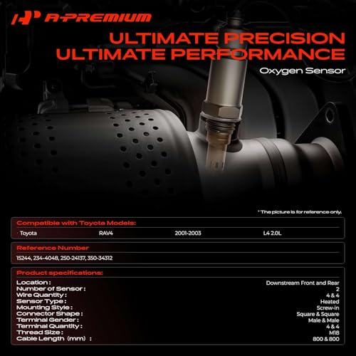 A-Premium 2-Pack O2 Oxygen Sensor Compatible with Toyota