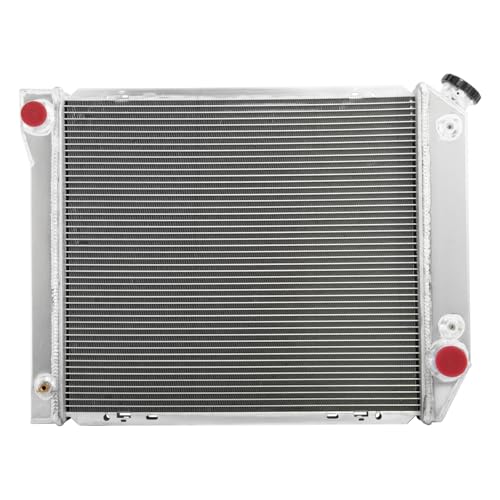 2 Row Aluminum Radiator For 1980-1984 Ford F150 F250 F350 Bronco 1980-83 F100 4.9L l6 AT