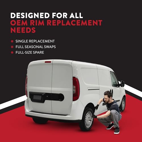 16 Inch Rim for 2015-2022 Dodge Promaster City - Painted Silver Wheel Rim - OE Direct Replacement - Road Ready Car Wheel - color: Silver