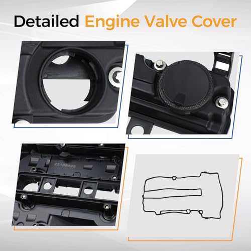 PAROD 25198498 264-968 55573746 Engine Valve Cover Gasket w/Cap&Bolt,1.4L