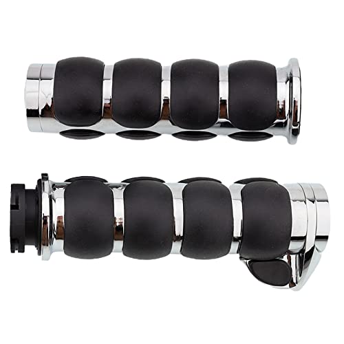 TSUNG Handlebar Grips 1 Inch Motorcycle 25MM Throttle Hand Grip - style: Classic