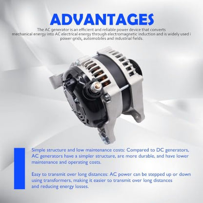 11240N Alternator Compatible with Dodge Ram 1500, Durango - size: 11240N