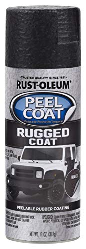 Rust-Oleum Automotive Peel Coat Spray, Rugged Coat Black - size: 11 Ounce (Pack of 1)