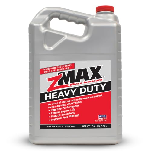 zMAX 55-128 - Heavy Duty Multi-Purpose Formula for Engine & Fuel Systems - Easy to Use - Reduces Carbon Build-Up - Lubricates Metal - Improves Gas & Diesel Performance - 128 oz. Gallon - Single - size: 1 Gallon