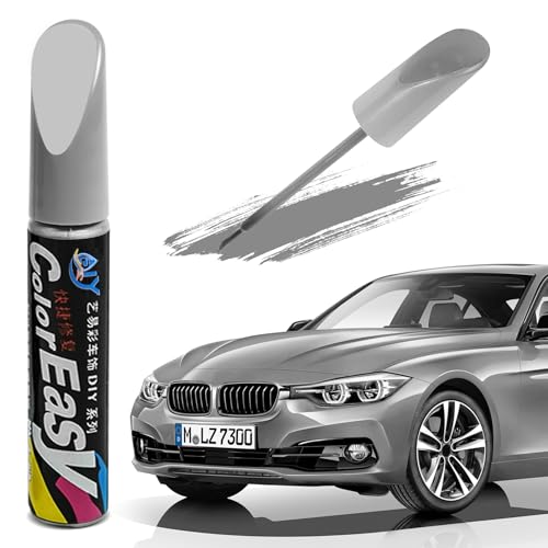 Touch Up Paint for Cars, Car Scratch Repair, Professional Automotive Paint Scratch Repair, Universal Car Accessories Lasting Auto Scratch Remover Quick Drying, Easy to Use (Silver) - color: Silver