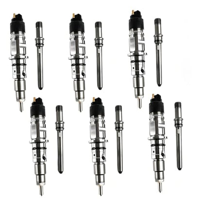 0445120050 0986435562 6Pcs Diesel Injectors W/Tube For Ram 2500 3500 6.7L