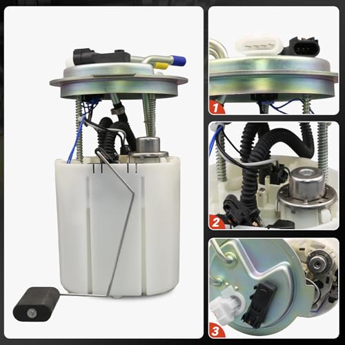 E3797M Electric Fuel Pump Module Assembly w/Sending Unit Pressure Sensor Compatible with Cadillac Escalade ESV EXT Chevrolet GMC Avalanche Suburban Yukon XL 1500 5.3L 6.2L, For FG1055 19299715 - size: E3797M