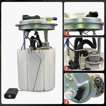 E3797M Electric Fuel Pump Module Assembly w/Sending Unit Pressure Sensor Compatible with Cadillac Escalade ESV EXT Chevrolet GMC Avalanche Suburban Yukon XL 1500 5.3L 6.2L, For FG1055 19299715 - size: E3797M