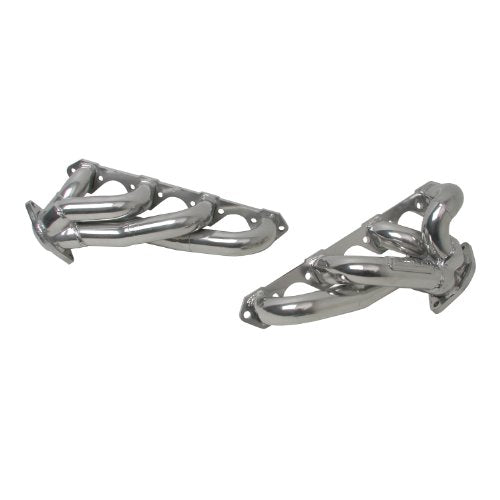 BBK 35100 1-5/8" Shorty Tuned Length Performance Exhaust Headers for Ford F Series Truck F150 302 - Polished Silver Ceramic Finish