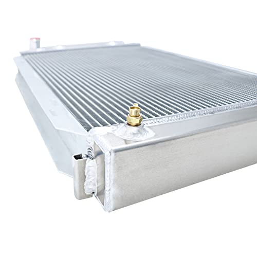 4 Row Radiator For Ford Mustang Foxbody GT SVT LX 1979-1993 - size: 4 Row Radiator+CNC 1.3Bar Cap(AT)