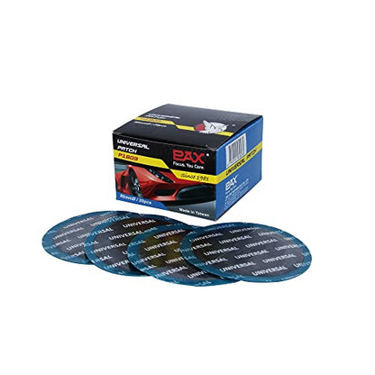 PAX 20 Pcs 80mm Round Universal Tire and Tube Patch Repair Kits, for Radial and Bias Tires Truck, Tractor, Agricultural Vehicles, Motorcycle, BMX, ATVs, River Floating, Inflatable Rubber - size: 80mm