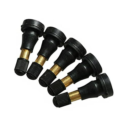50PCS TR-600 HP Snap-in Tyre Tire Valve Stems Rubber Caps for Most Car Auto - color: 50PCS, size: TR600HP