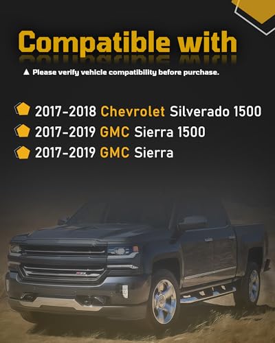 Radiator Shutter Assembly Compatible with Chevrolet Silverado GMC Sierra