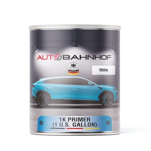 AB-PF 3000 1K Primer Surfacer White – Professional Auto & Industrial Primer, Quick Dry, High Coverage, Excellent Adhesion to Metal, Plastic, Aluminum & Primed Surfaces – 1 Gallon