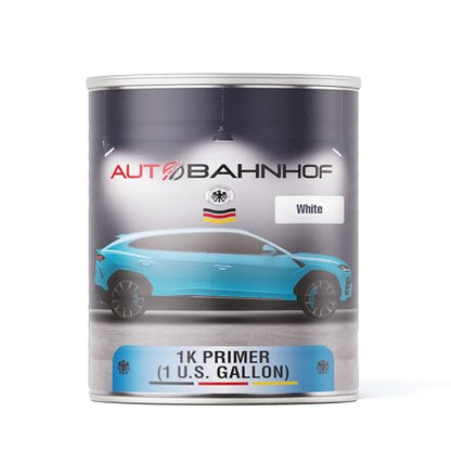 AB-PF 3000 1K Primer Surfacer White – Professional Auto & Industrial Primer, Quick Dry, High Coverage, Excellent Adhesion to Metal, Plastic, Aluminum & Primed Surfaces – 1 Gallon