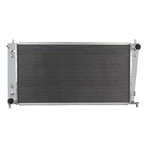 ALLOYWORKS 2 Row 26mm Core Aluminum Radiator For 1999-2010 Ford Expedition Lobo F-150 F-250 F-350 Super Duty 4.2L V6 4.6L 5.4L V8 AT/MT