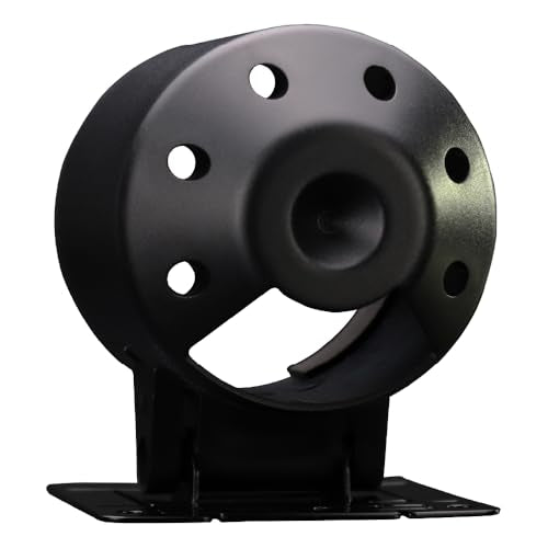 RACETECH 52mm Universal Single Gauge Mounting Cup & Stand – Black - color: Black, size: 52mm (2-1/16")