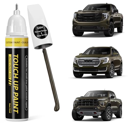 (Harvest Bronze/Deep Bronze (GXN) Car Touch Up Paint for GMC - color: Harvest Bronze/Deep Bronze (GXN) for 2025 Sierra/2024 Sierra/2023 Sierra/2025 Sierra EV/2025 YUKON & YUKON XL/2024 YUKON & YUKON XL/2026 HUMMER EV PICKUP/2025 HUMMER EV PICKUP/2024 HUMM