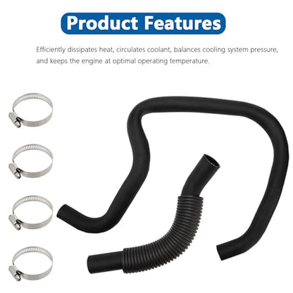 Engine Upper and Lower Radiator Coolant Hose Kit Compatible with 2007-2014 Chevy Silverado Suburban Tahoe Avalanche GMC Sierra Yukon Cadillac Escalade, 22827731 22827735