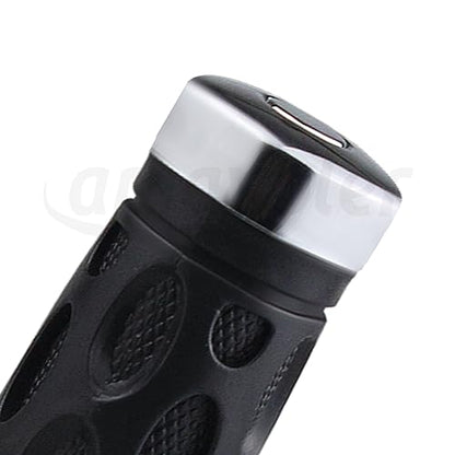 7/8inch 22mm Handlebar Throttle Twist Handle Grip Set w/Cable housing Holder Aftermarket Replacement Parts Compatible for GY6 50cc 80cc 125c 150cc Scooters Pit Bike ATV.