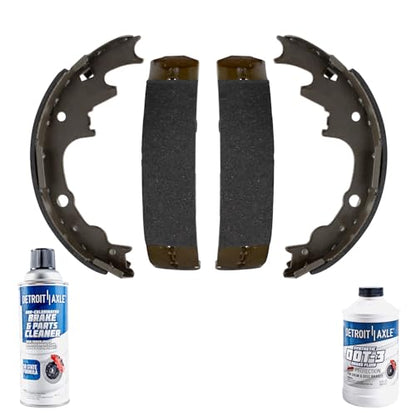 Detroit Axle - Rear Brake Shoes for Ford Ranger Mazda B3000 B2500 B2300 - size: 4P2200450/Kit