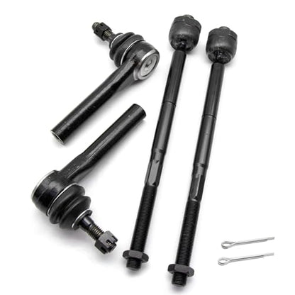 Front Inner Outer Tie Rod Ends Kit for Chevy Silverado 1500 14-18 - size: ES800948 EV800938
