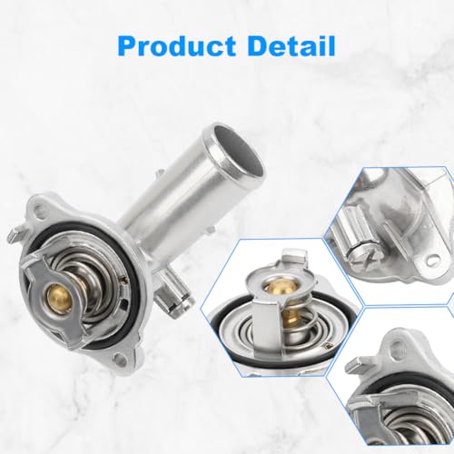 330424 Engine Thermostat Housing Compatible with Maserati Ghibli 2014-2021 - size: 330424