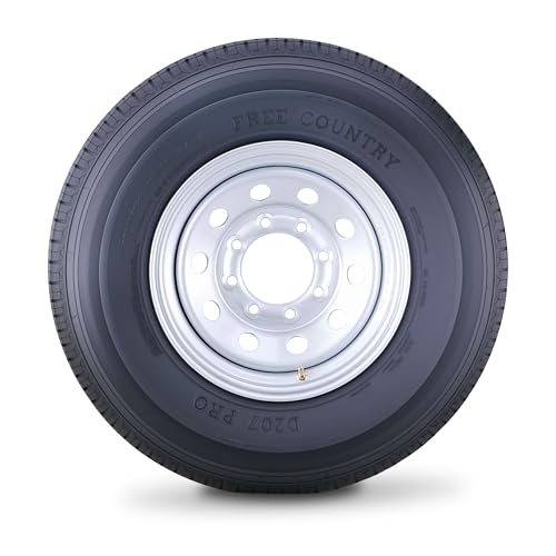 Free Country Trailer Tire Wheel ST235/85R16 12-Ply F 128N 8X6.5 Silver Mod - size: ST235/85R16