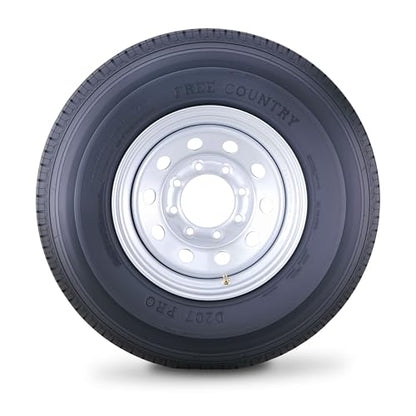 Free Country Trailer Tire Wheel ST235/85R16 12-Ply F 128N 8X6.5 Silver Mod - size: ST235/85R16