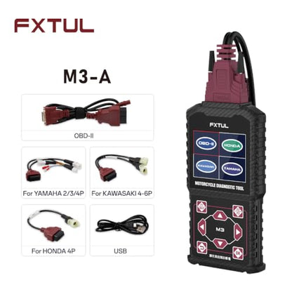 M3-A Motorcycle Diagnostic Tool for Honda Yamaha Kawasaki