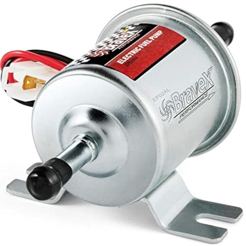 Bravex Electric Fuel Pump HEP-02A 12V Low Pressure 2.5-4 PSI Universal - color: HEP-02A (2.5-4 PSI)