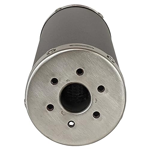 RedCap High Performance Exhaust System Muffler for GY6 50cc Scooter Moped TaoTao Jonway Kymco 139QMB (Black)