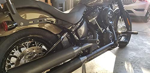 Pair of Crash Bar Frame Slider Ends for Harley Softail 2018-2024