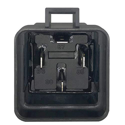 4-pin 40/30Amp 12V DC Waterproof Automotive Relay with Heavy-Duty Wire - size: 1 relay without diode