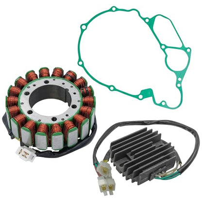 Caltric Stator Regulator Rectifier W/Gasket Compatible With Honda Vt1100C3 Shadow Aero 1100 1998-2000