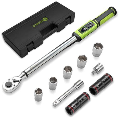 1/2" Digital Torque Wrench Set-3.8-250.8Ft.Lb for Car Auto Trucks - style: 1/2" 3.8-250.8Ft.Lb Set