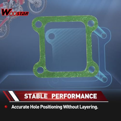 WOOSTAR 40mm Cylinder Top End Gasket Kit Replacement for 2 Stroke 49cc 50cc Yamaha Y-Zinger Jog Moped Scooter Dirt Pit Bike Go Kart