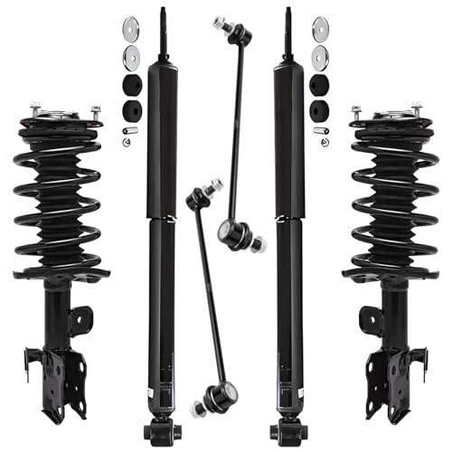 Detroit Axle - Struts Shocks Kit for Toyota 2010-2015 Prius - size: 6AQS47265/Shock Kit