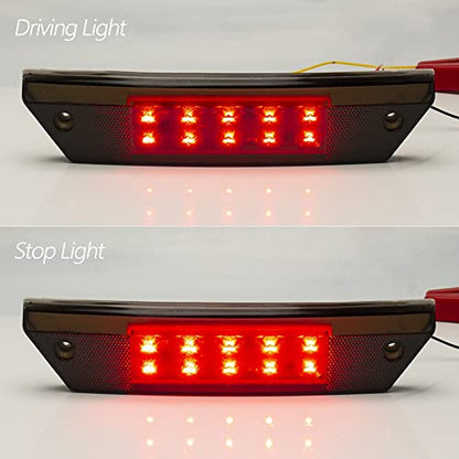 Ranger Rear Tail Light Compatible with Polaris Ranger 400 570 800 EFI MIDSIZE Red Replace OEM 2411450 (2411099Smoke 2pcs) - color: 2411099Smoke 2pcs