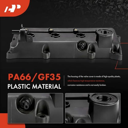 A-Premium Engine Valve Cover Kit, with Oil Filler Cap & Bolts & Gasket, Compatible with Nissan Altima 2002-2006, Sentra 2002-2006, 2.5L Gas QR25DE Engine, Replace # 13264-3Z001, 132643Z001 - style: 2002-2006 Altima
