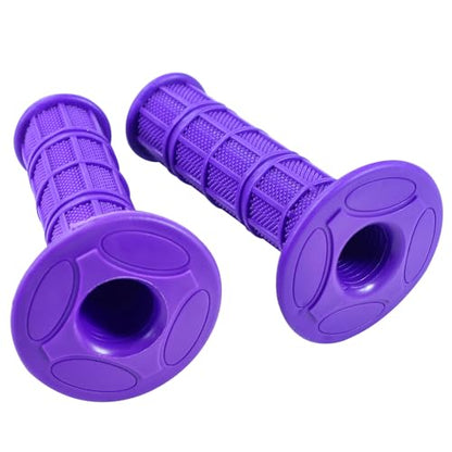 7/8" Handlebar Grips for 50cc-125cc CRF70 CRF80 TRX450 TTR90 TTR110 TTR125 PW80 RM80 DR650 KLX250 KLX300 KX65 SSR125 Pit Dirt Bike ATV Quad Motocross Motorcycles CT100U CT200U Mini Bike - color: Purple