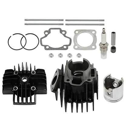 ECCPP 60cc Cylinder Piston Top End Rebuild Kit 1981-2009 for Yamaha PW50 - size: 60CC-93310-210M0-00