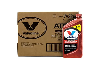 Valvoline Multi-Vehicle (ATF) Full Synthetic Automatic Transmission Fluid 1 QT, Case of 6 - size: 1 QT, Case of 6